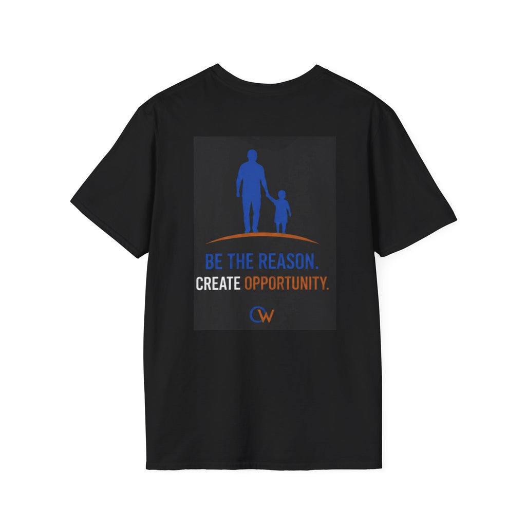 Website URL Stripe T-Shirt — www.opportunity-watch.com Graphic Tee