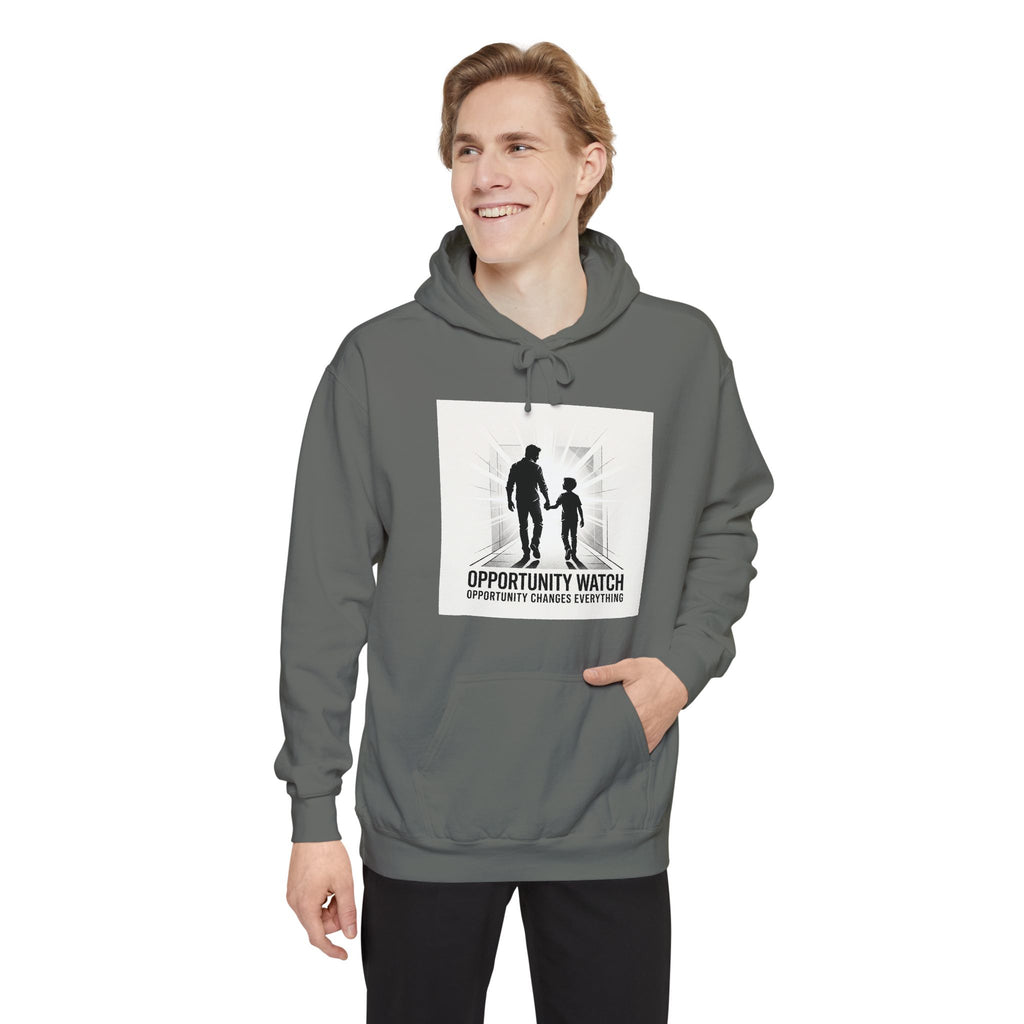 Opportunity Watch Hoodie — Graphic Family Silhouette Pullover